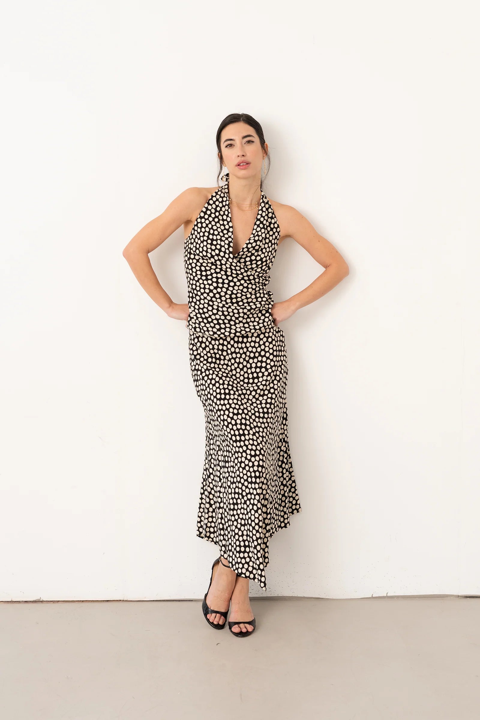 Top Halter Lunares