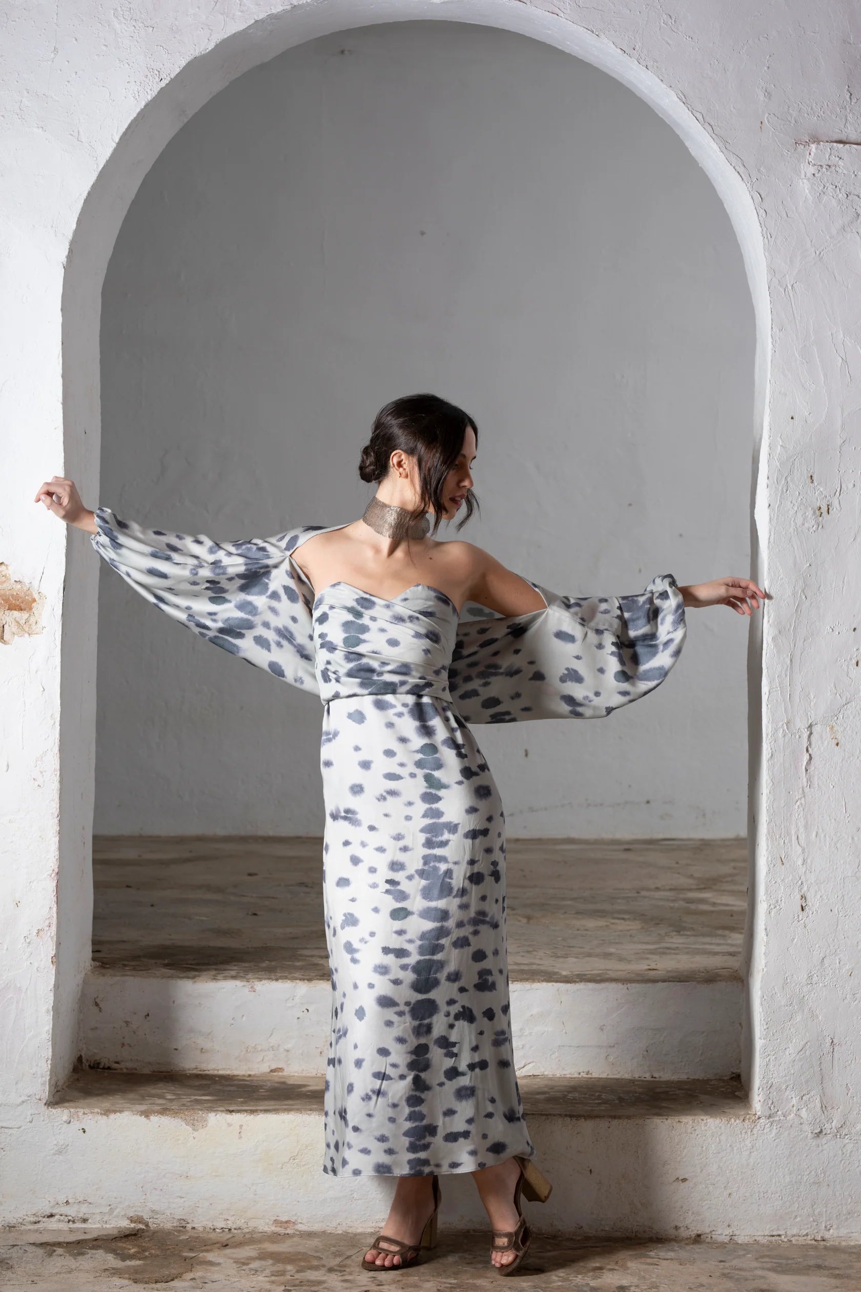 Vestido Duna Bruma Azul