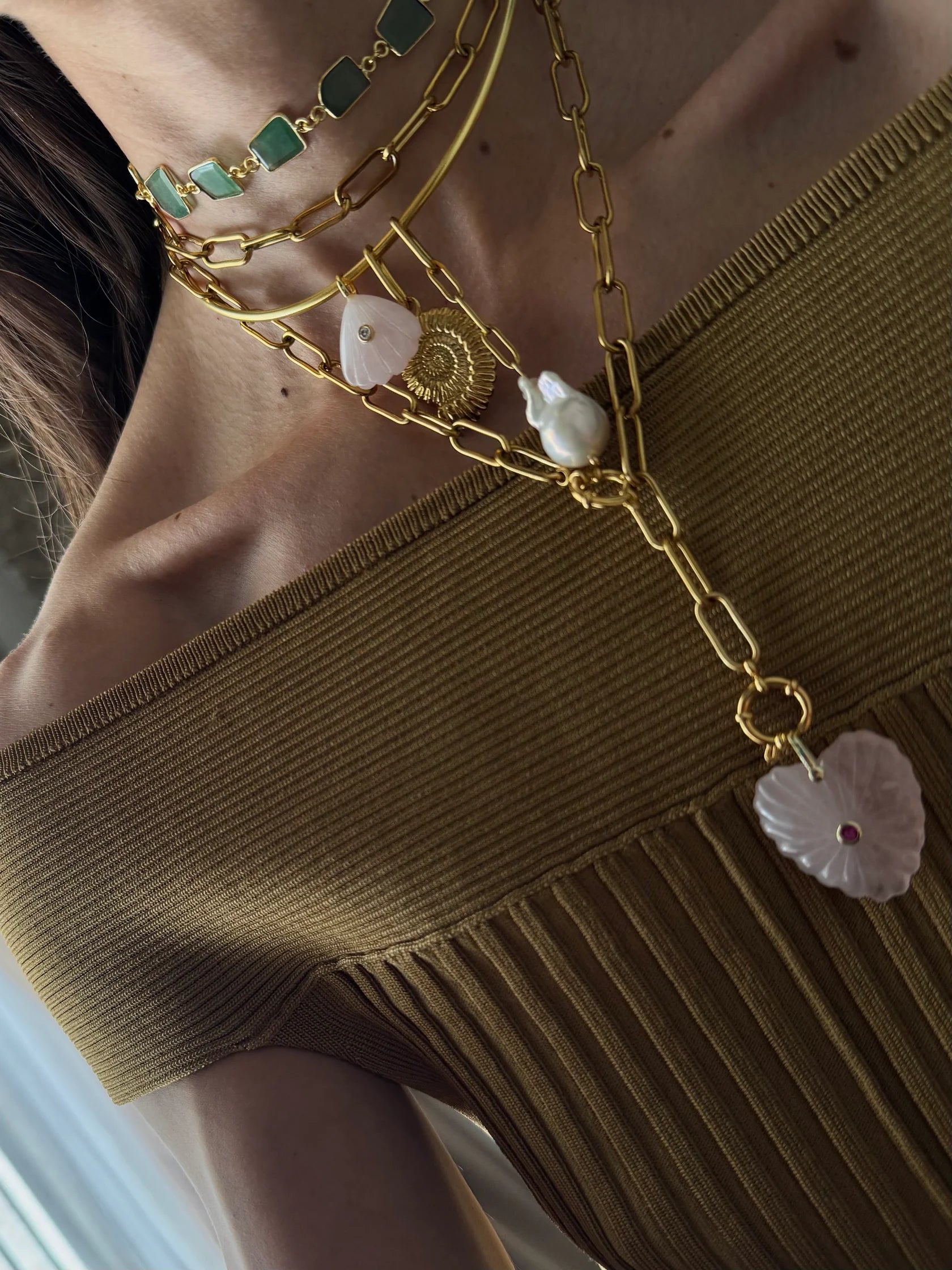 Choker ISCHIA Piedras Basic