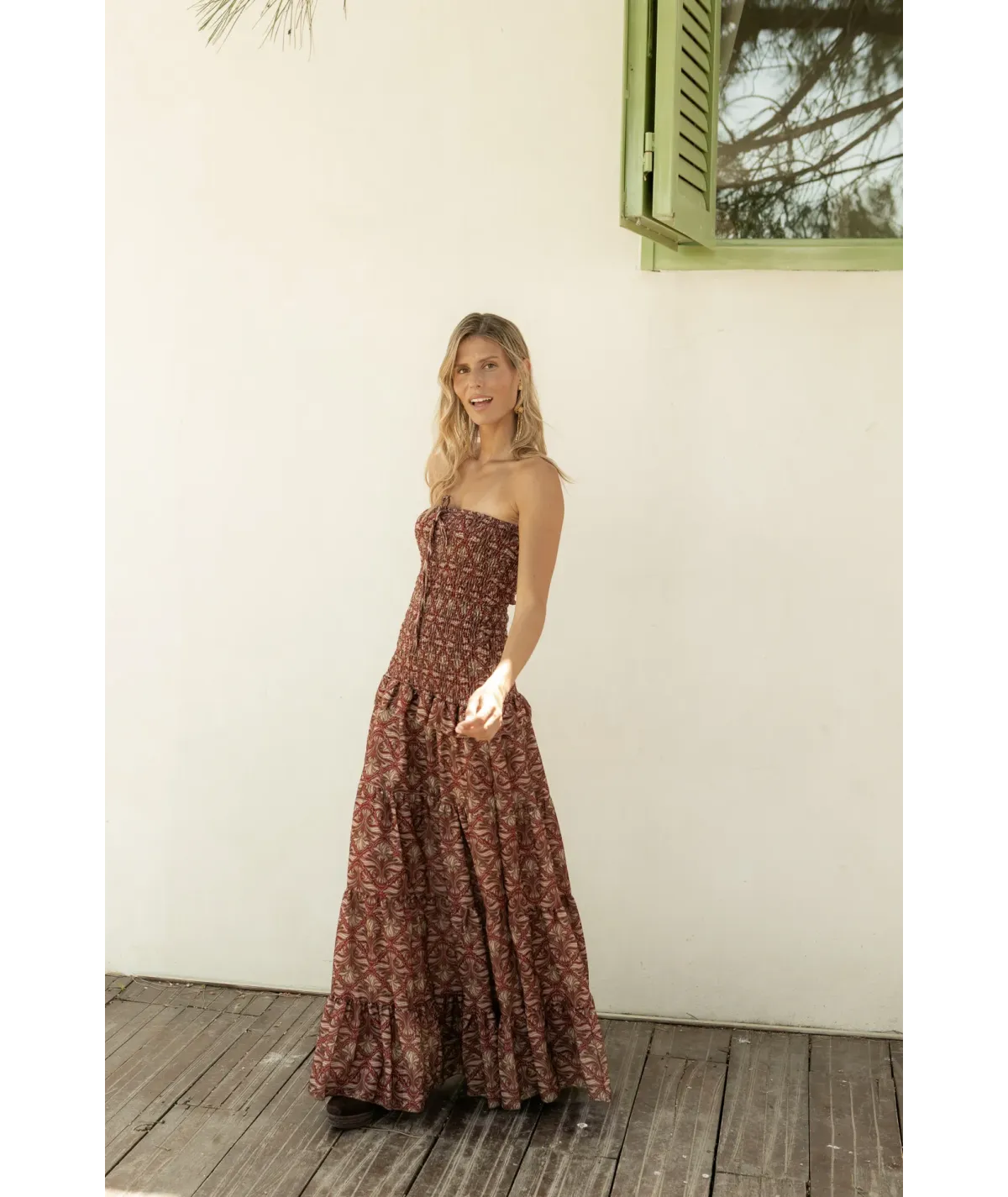 Vestido Prato Burdeos