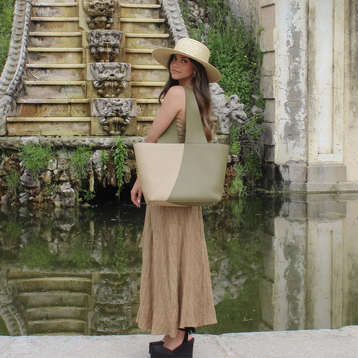 Bolso Roda Tote Monet Soleil Couchant