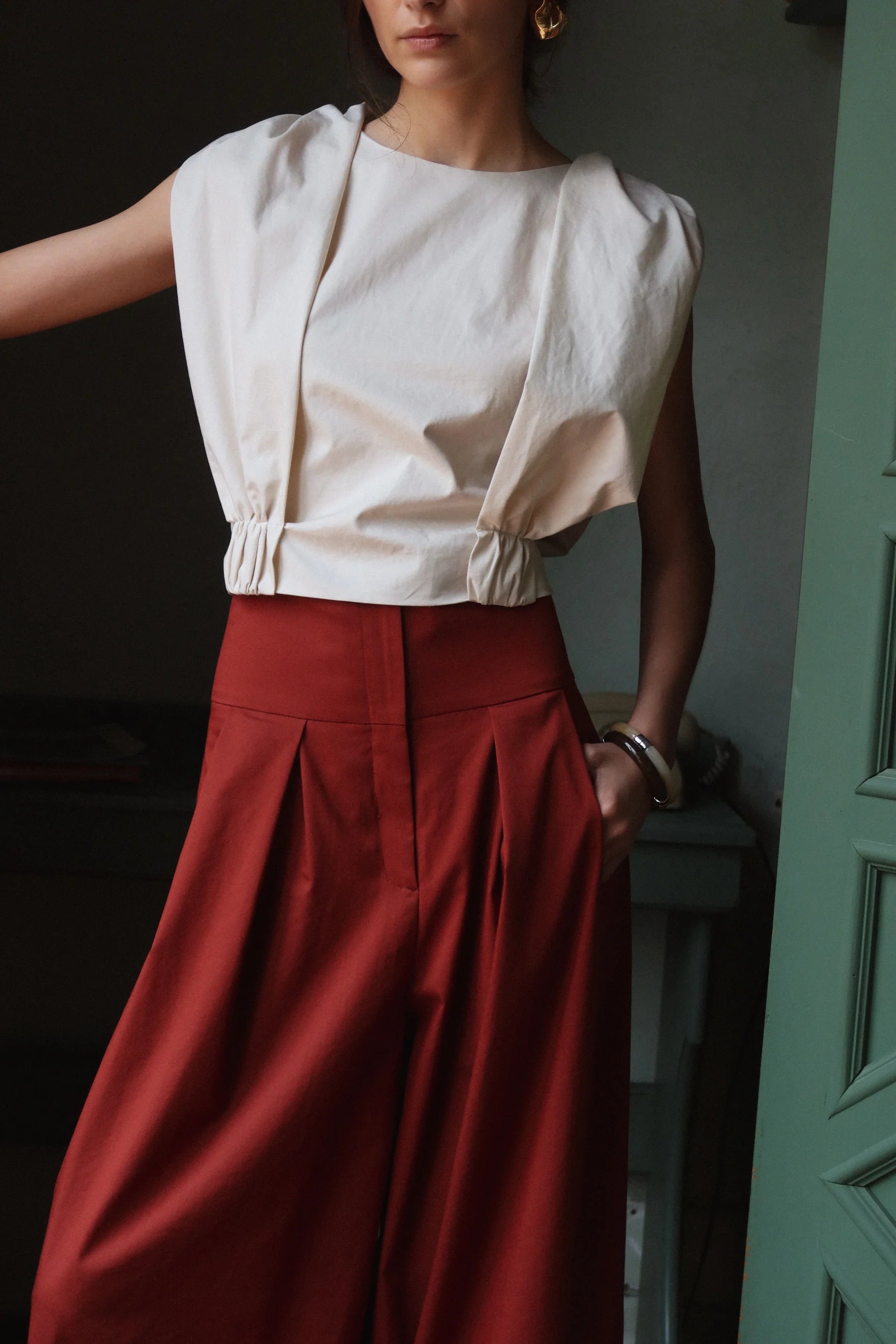 Pantalón Iris Teja