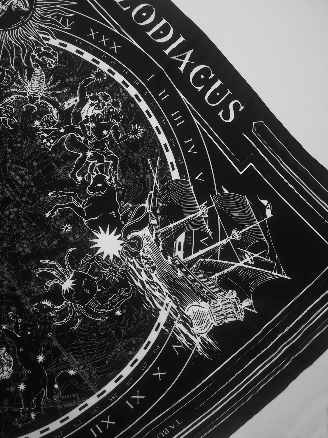 Pañoleta Zodiacus Black