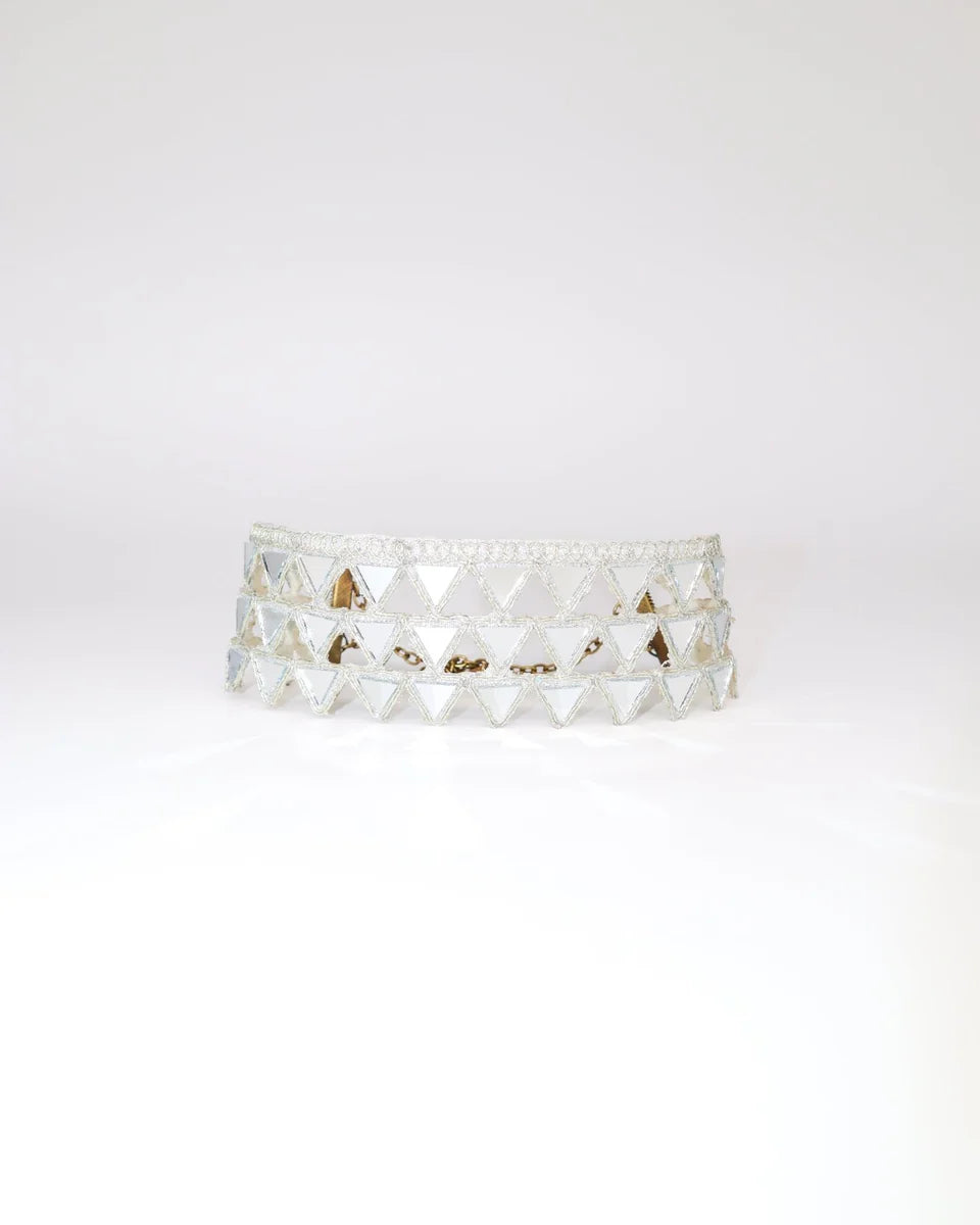 Choker Escama Plata