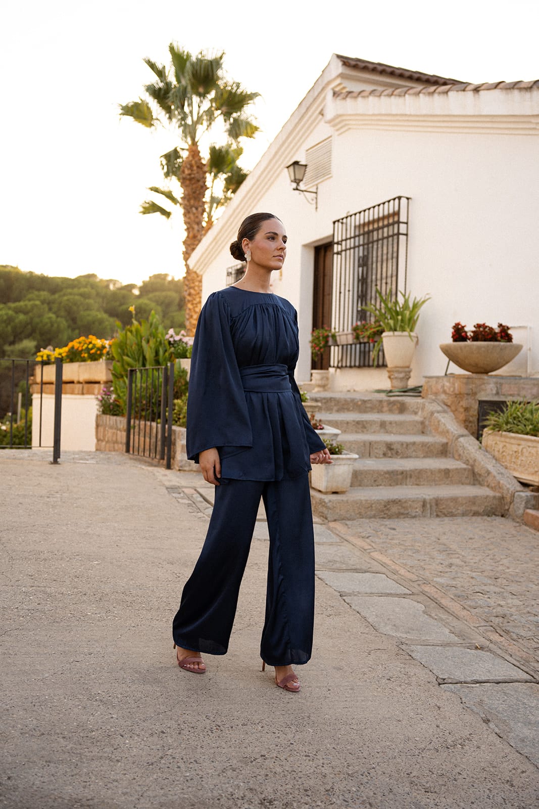 Pantalón Celine Azul Marino