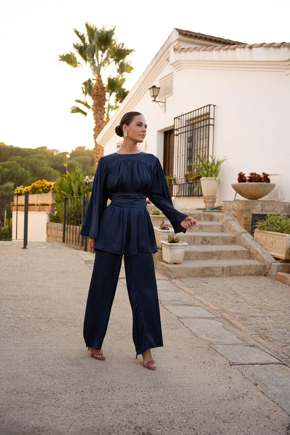 Pantalón Celine Azul Marino