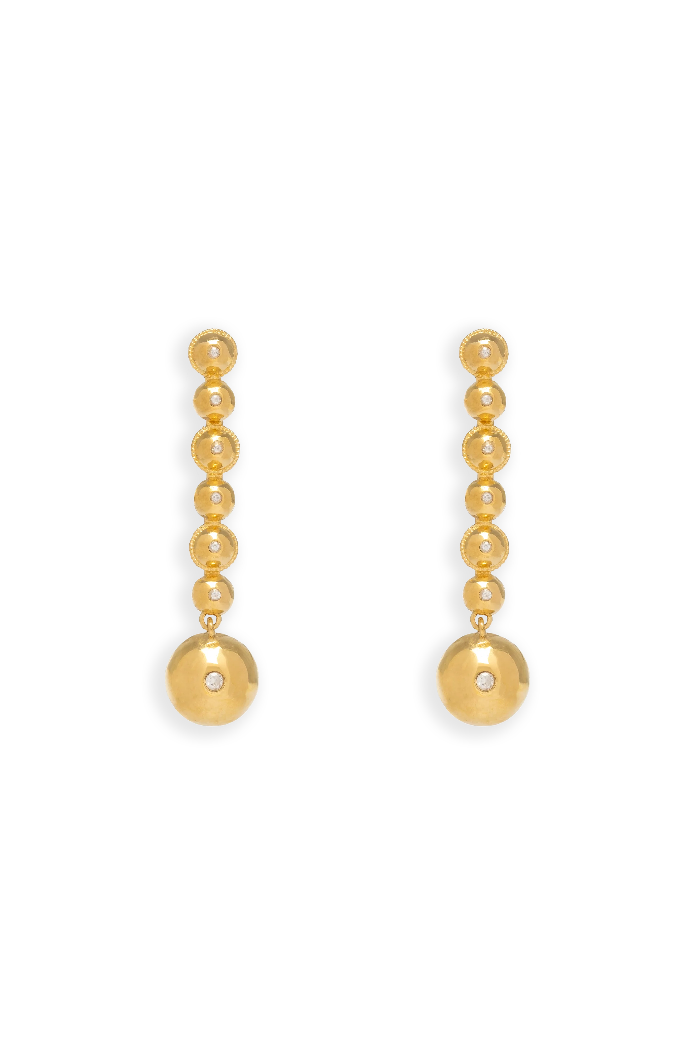Pendientes Hibiscus Dorado