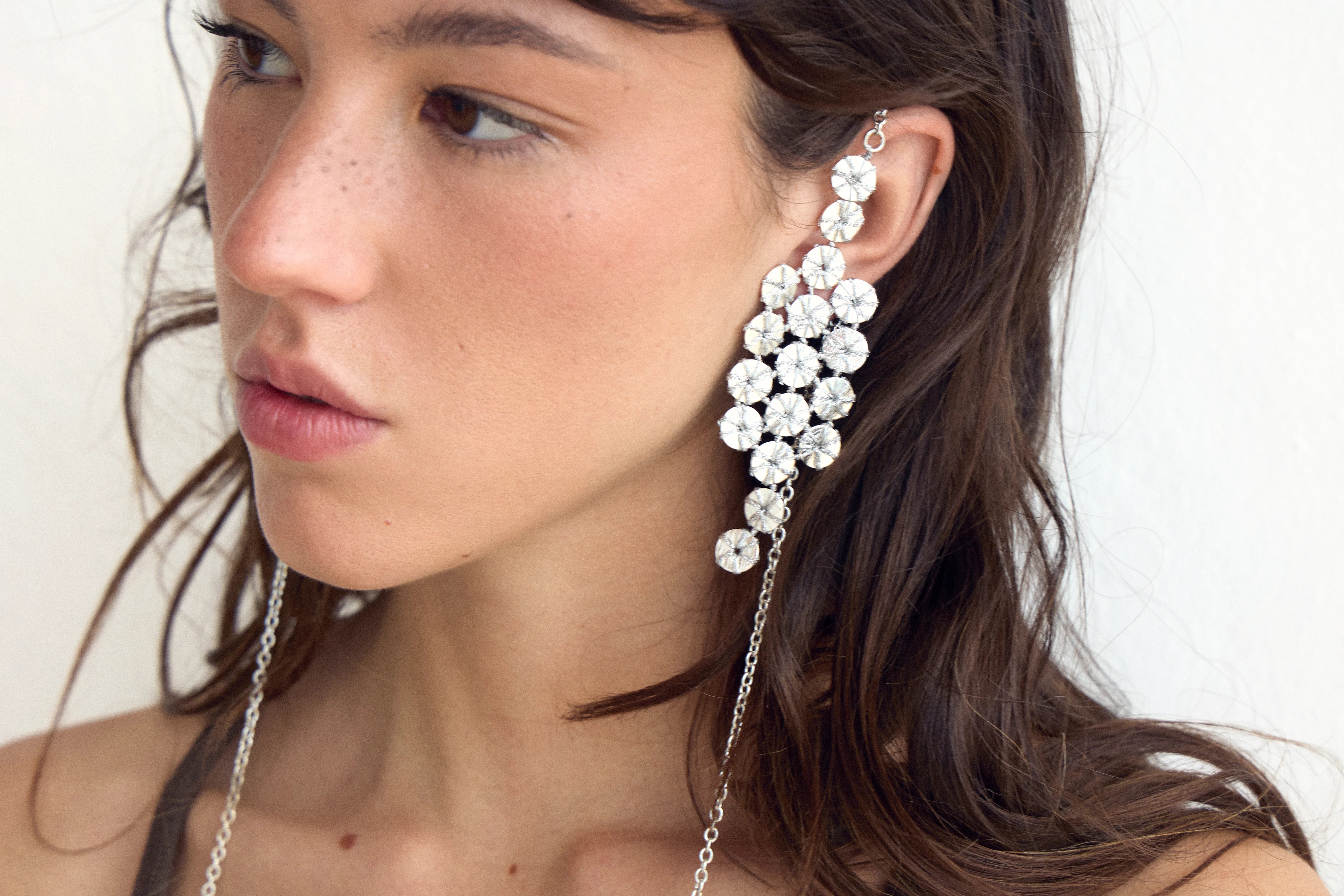 Pendientes Fugaz Plata