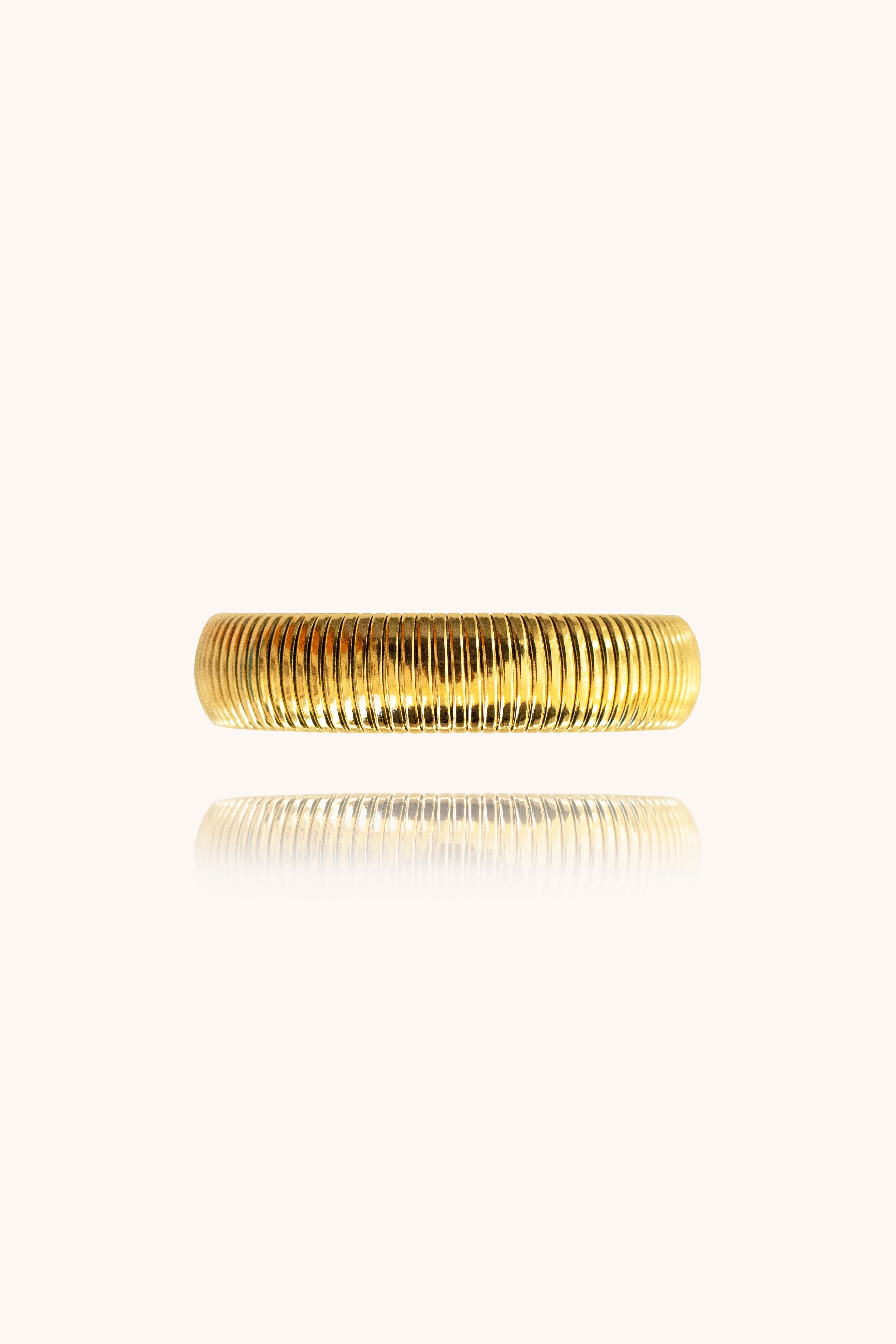 Tubogas Simple Golden Snake Bracelet
