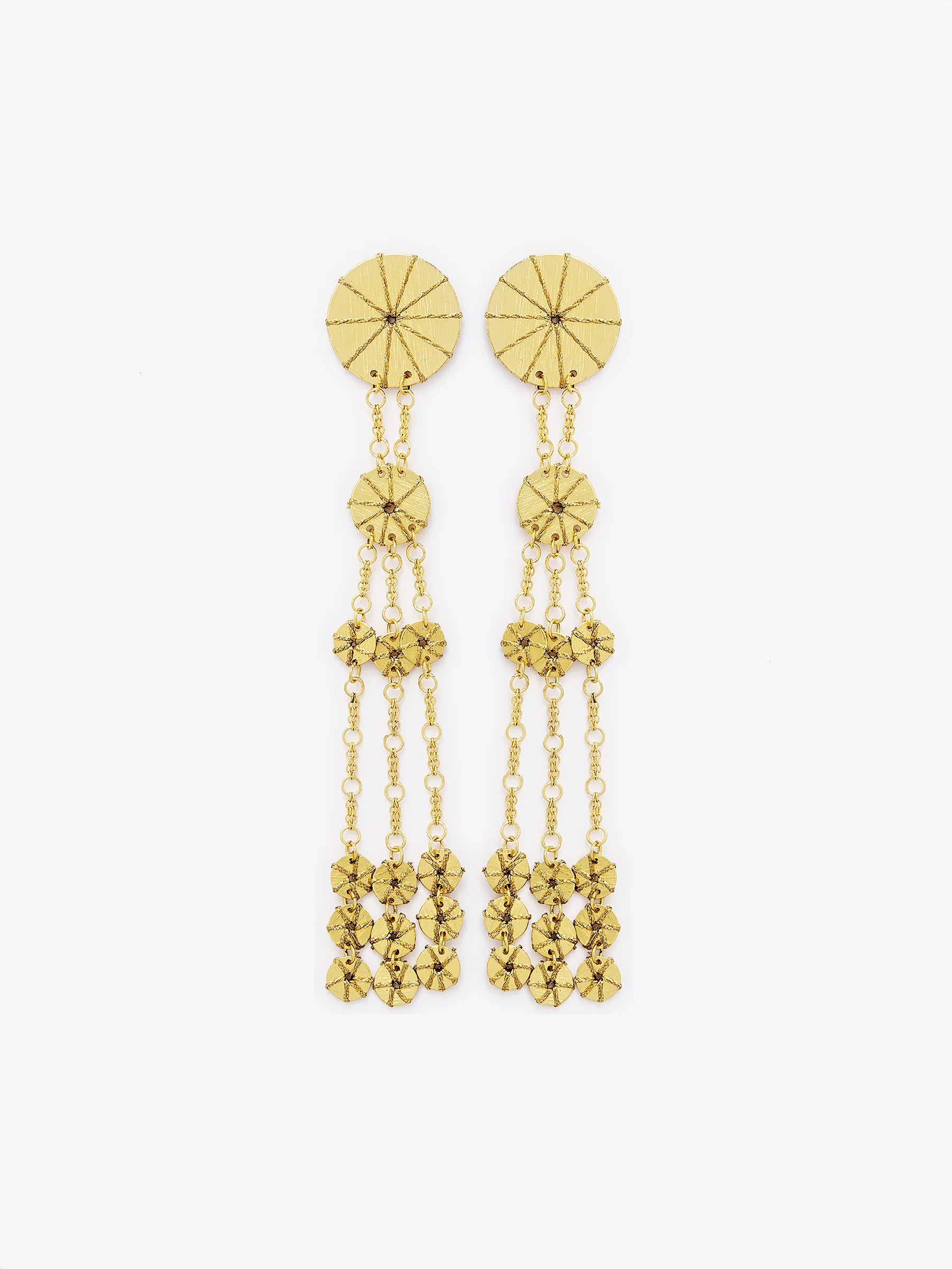 Pendientes Plutón Oro
