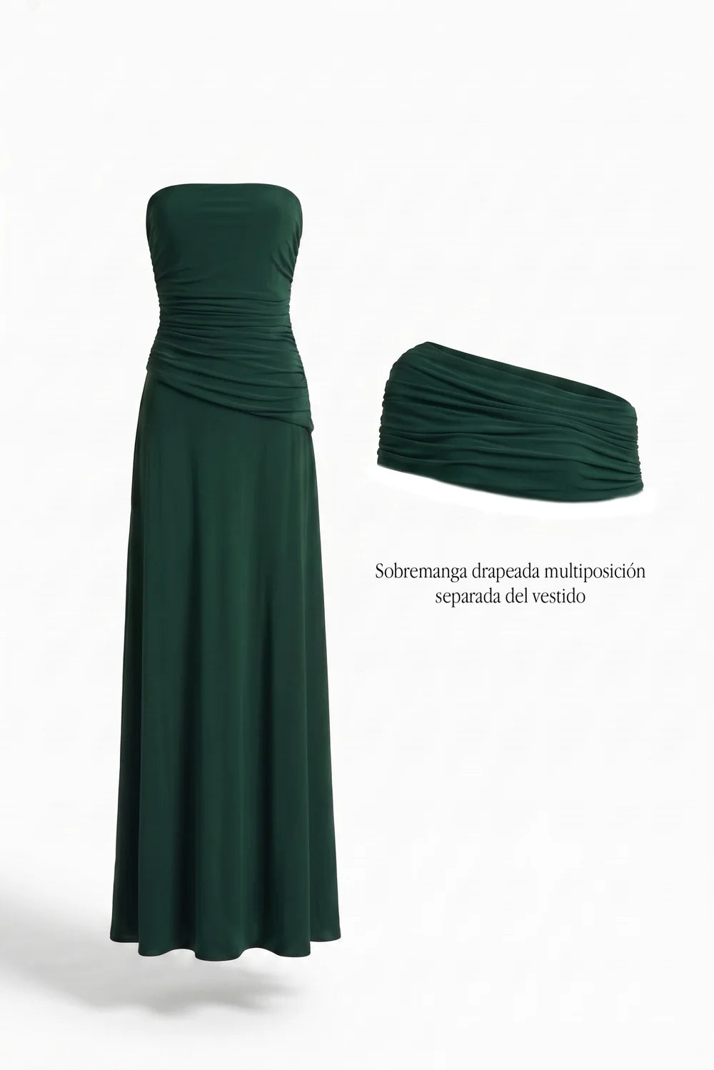 Vestido Vittoria Verde Oscuro