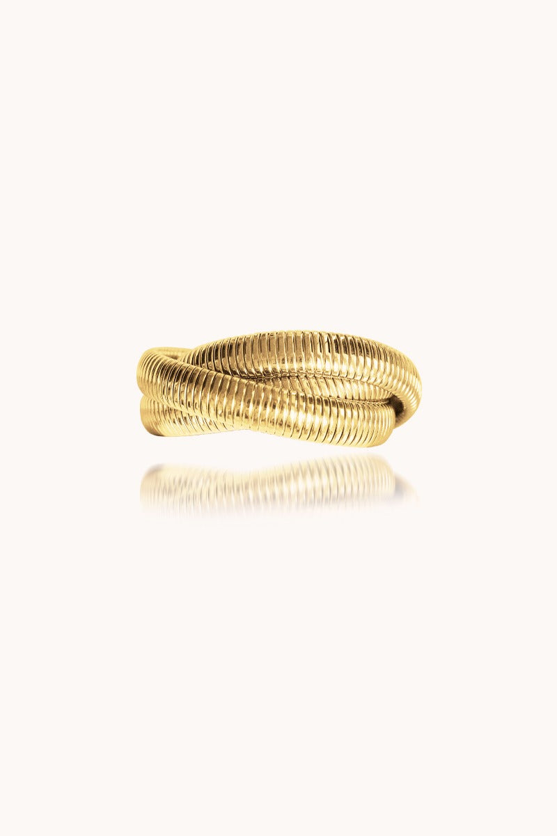 Golden Snake Tubogas Bracelet