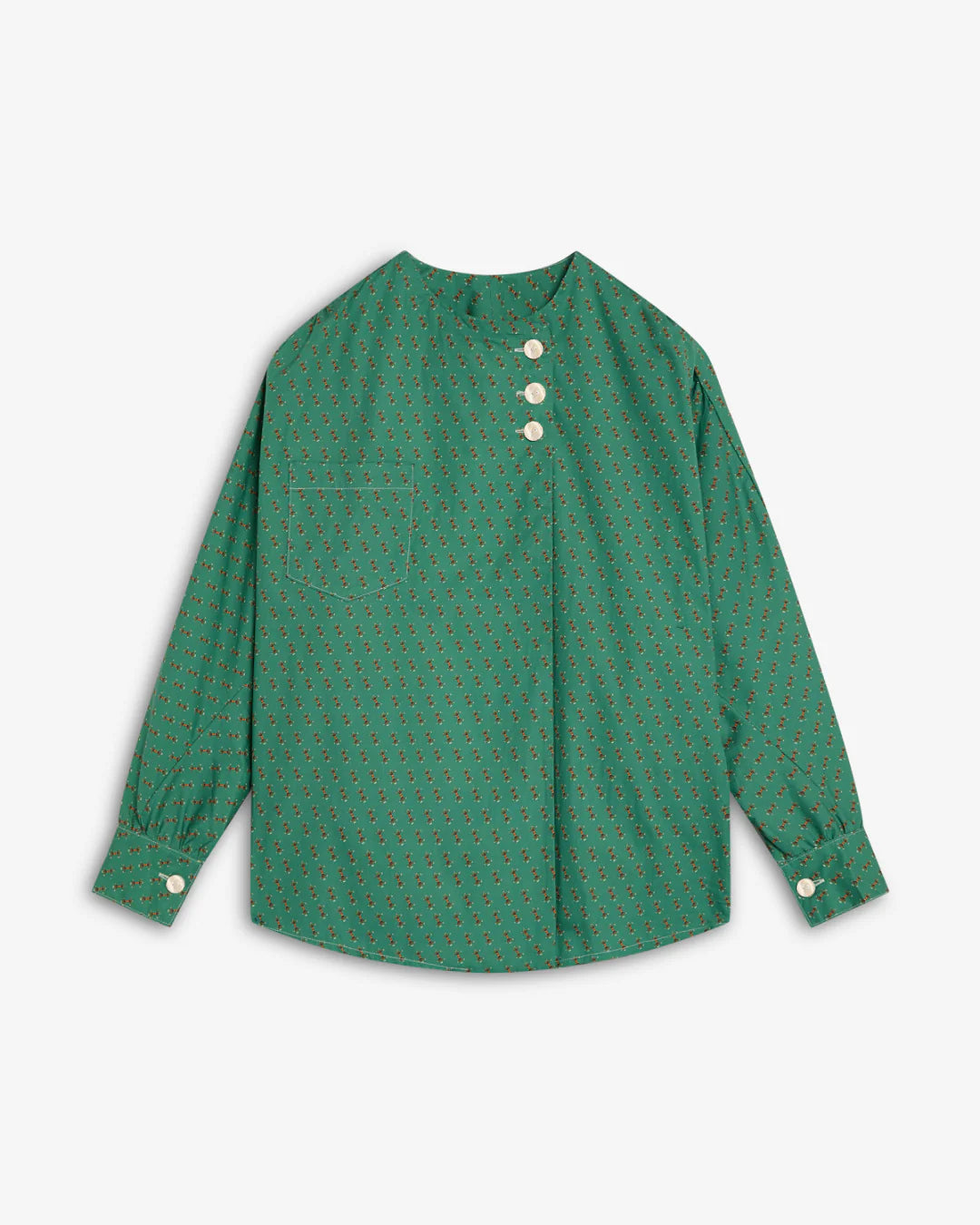 Camisa Hati Rayas Verde