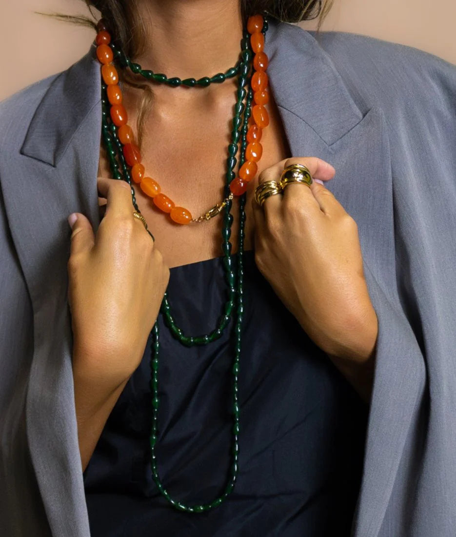 Collar Olivia Verde