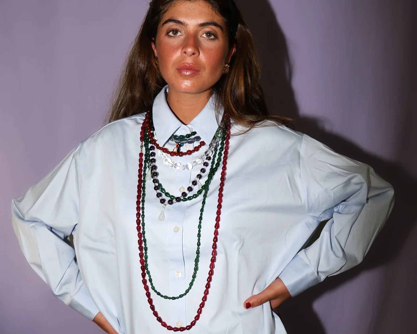 Collar Olivia Verde