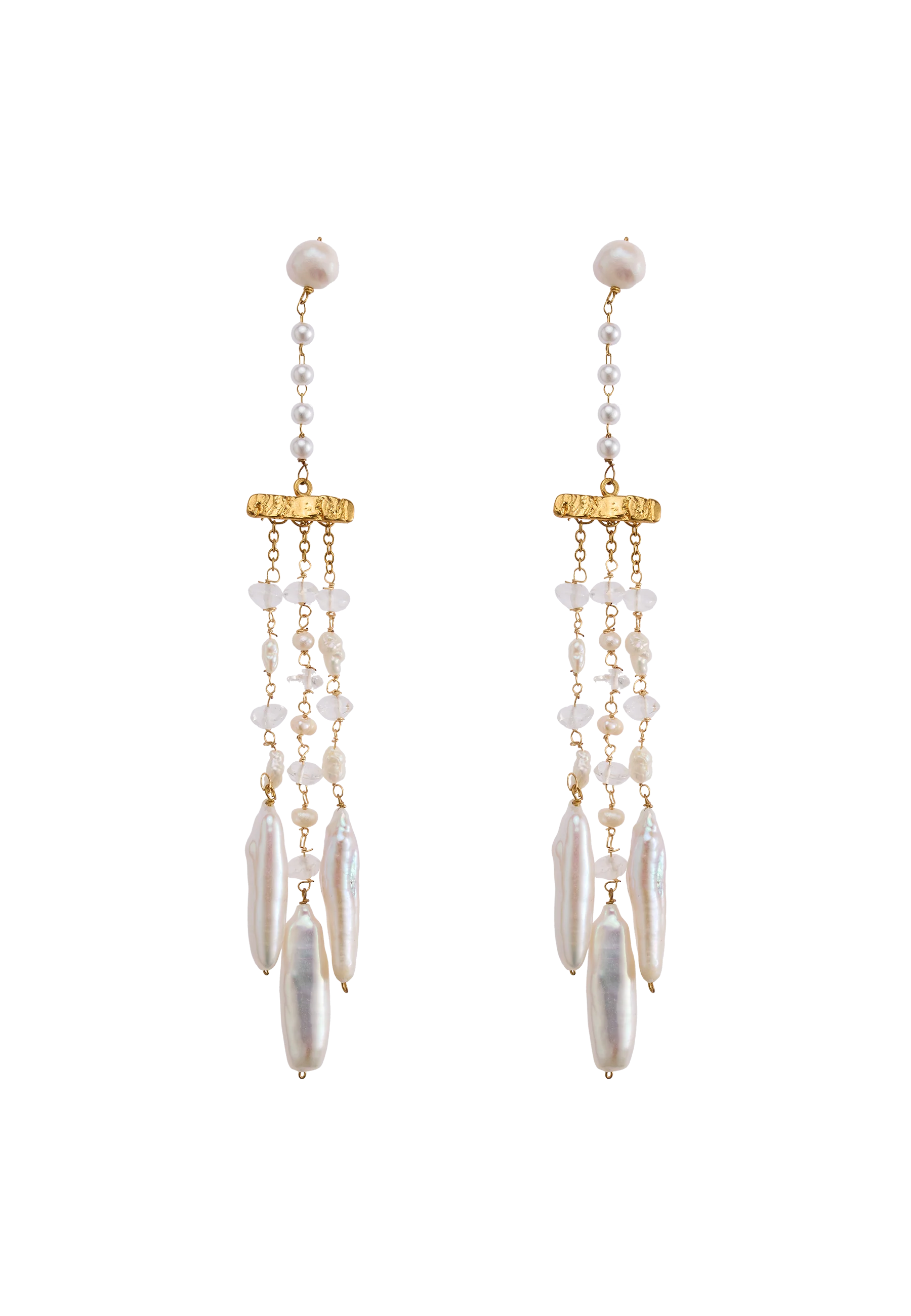 Pendientes Sirene Perlas