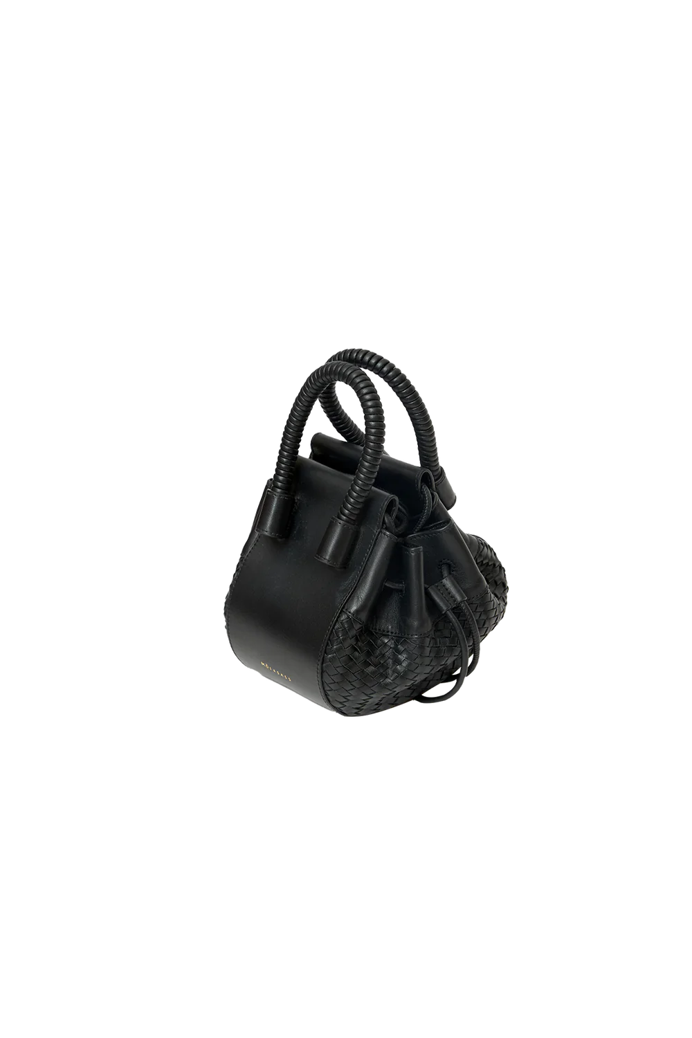 Bolso Bubble Bag black trenzado