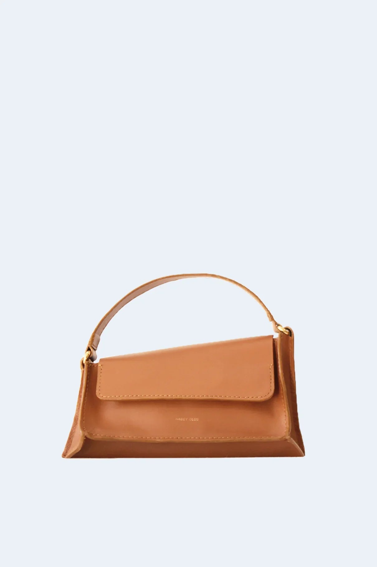 Brown Leather Crash Bag