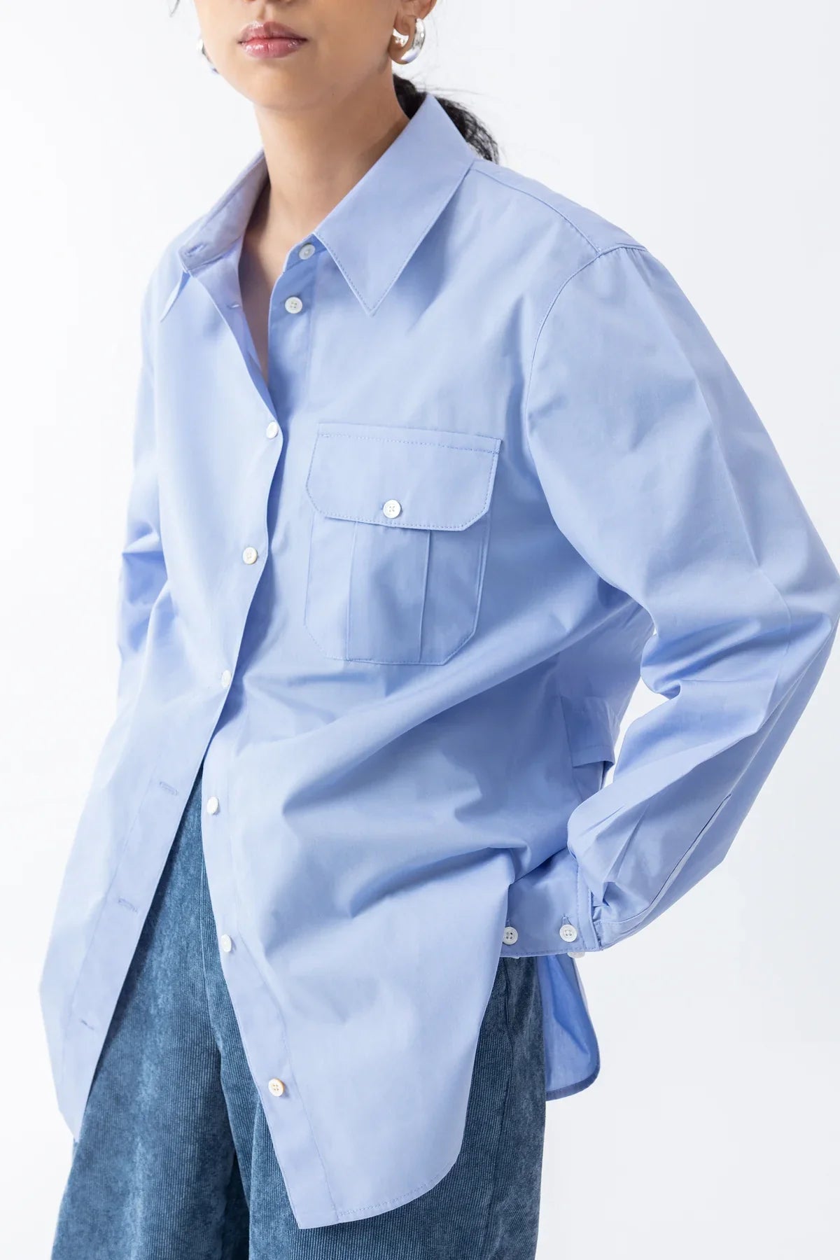 Z3 Boyfriend Material Blue Shirt